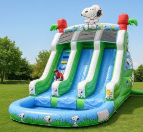 T8-8535 Snoopy Theme Inflatable Water Sl...