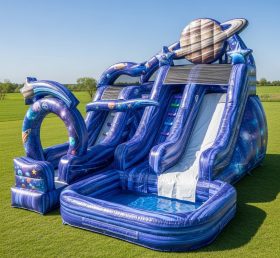 T8-8701 Space Theme Inflatable Water Sli...