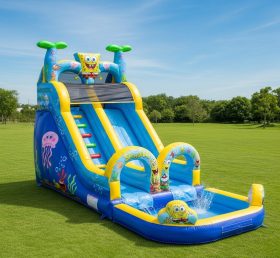 T8-8703 Spongebob Theme Inflatable Water...