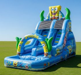 T8-8704 Spongebob Theme Inflatable Water...
