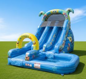 T8-8705 Spongebob Theme Inflatable Water...