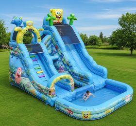 T8-8707 Spongebob Theme Inflatable Water...