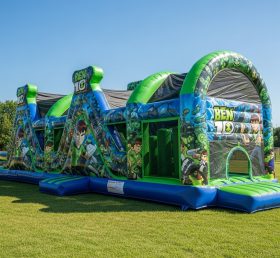 T7-3602 Ben 10 Inflatable Obstacle Cours...