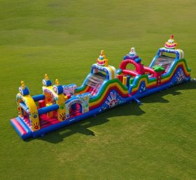 T7-3603 Birthdays Inflatable Obstacle Co...