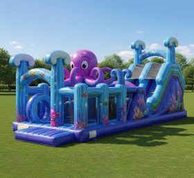 T7-3646 Octopus Inflatable Obstacle Cour...
