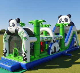 T7-3647 Panda Inflatable Obstacle Course...