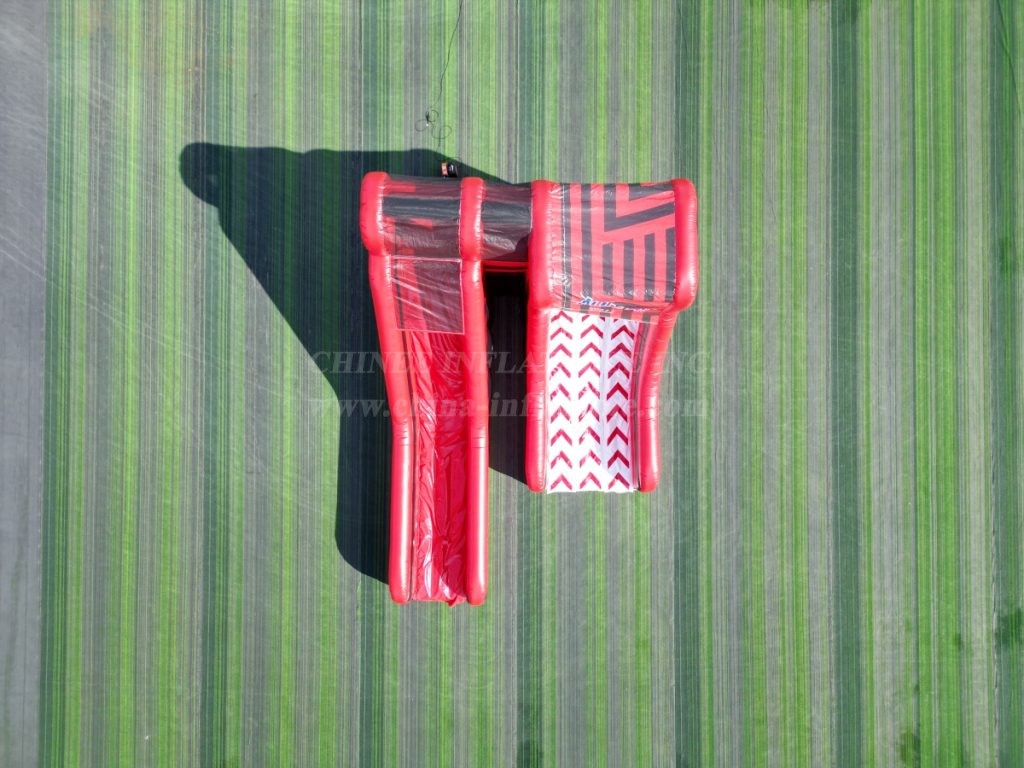 T8-7507 Inflatable NINJA Warped Wall Challenge & Slide