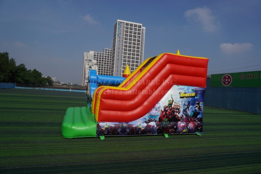 T2-8105D Minecraft Theme Inflatable Combos