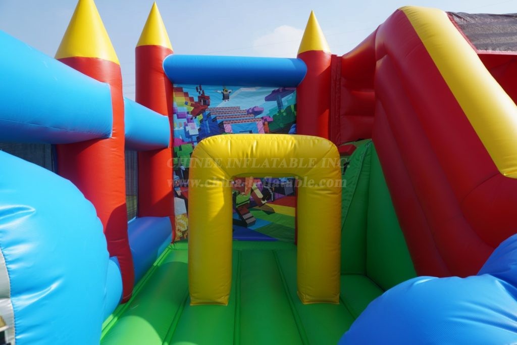 T2-8105D Minecraft Theme Inflatable Combos