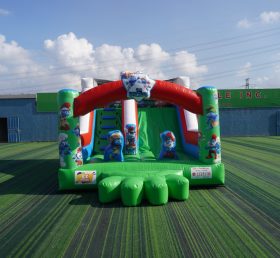 T2-4464E Smurf Theme Inflatable Combos