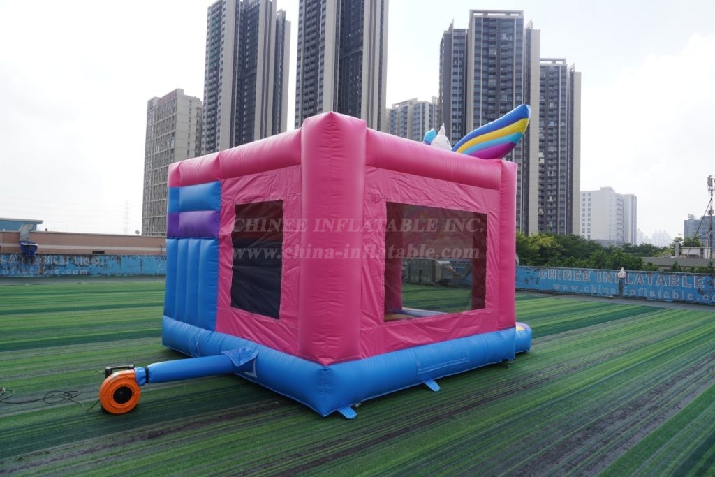 T2-8209 Rainbow Unicorn Inflatable Combos