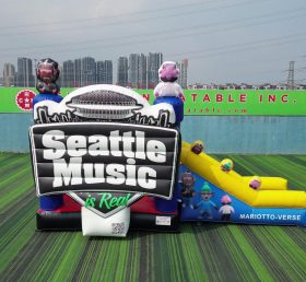 T2-4385B Bounce House & Slide for