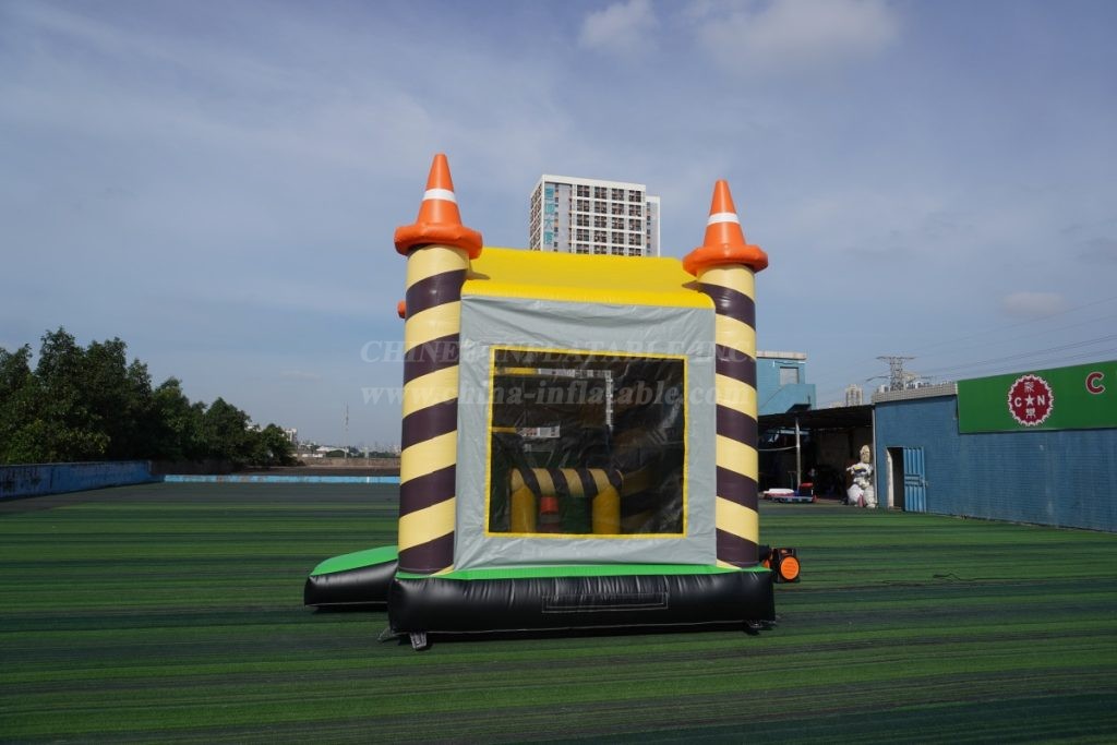 T5-300 Excavator Bounce House Slide Combo
