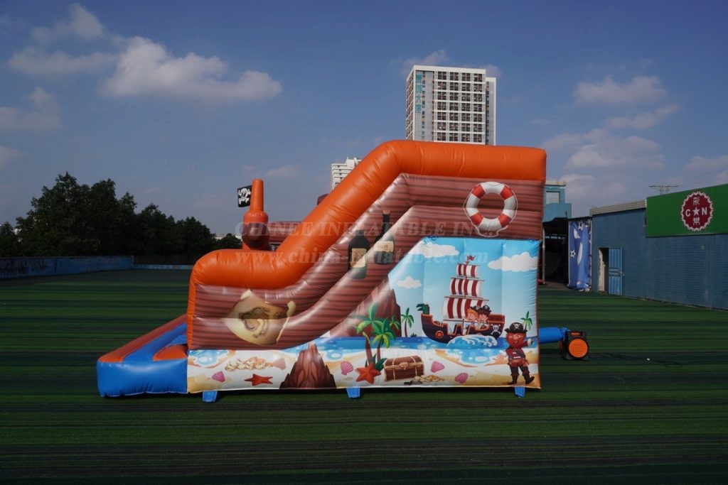 T2-8116 Pirate Ship Inflatable Combo