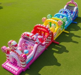 T7-3729 Candy Theme Inflatable Obstacle ...