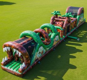 T7-3766 Dinosaur Theme Inflatable Obstac...