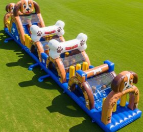 T7-3770 Dog Theme Inflatable Obstacle Co...