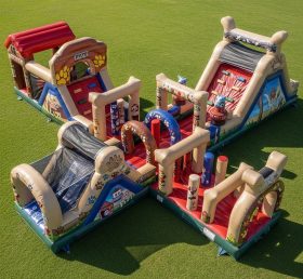 T7-3772 Dog Theme Inflatable Obstacle Co...