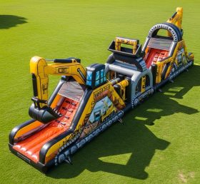 T7-3804 Excavator Theme Inflatable Obsta...