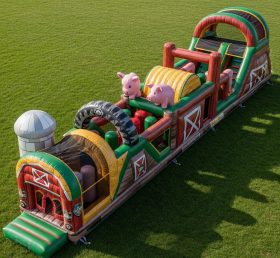 T7-3811 Farm Theme Inflatable Obstacle C...