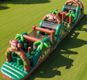 T7-3908 Monkey Theme Inflatable Obstacle...