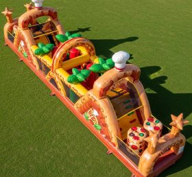 T7-3966 Pizza Theme Inflatable Obstacle ...