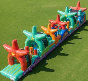 T7-4011 Starfish Theme Inflatable Obstac...