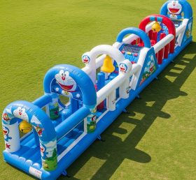 T7-4167 Doraemon Theme Inflatable Obstac...