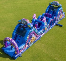 T7-4172 Fortnite Theme Inflatable Obstac...