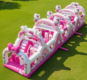 T7-4201 Hello Kitty Theme Inflatable Obs...
