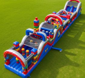 T7-4211 Lego Theme Inflatable Obstacle C...