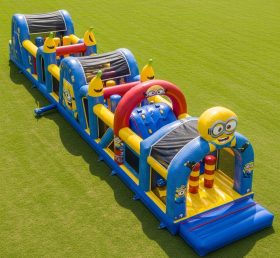 T7-4253 Minions Theme Inflatable Obstacl...