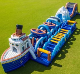 T7-4441 Titanic Theme Inflatable Obstacl...