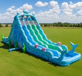 T8-5420 Mermaid Theme Inflatable Water S...