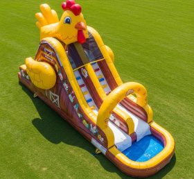 T8-5486 Chicken Theme Inflatable Water S...