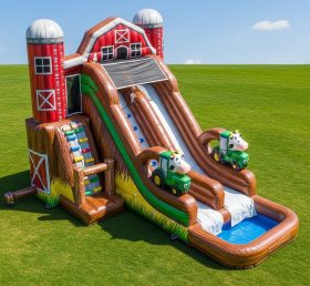 T8-5581 Farm Theme Inflatable Water Slid...
