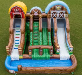 T8-5584 Farm Theme Inflatable Water Slid...