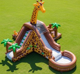 T8-5610 Giraffe Theme Inflatable Water S...