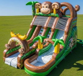T8-5688 Monkey Theme Inflatable Water Sl...