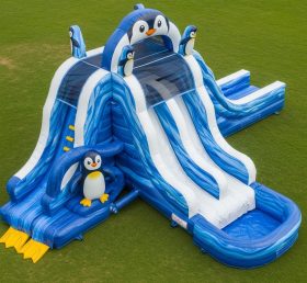 T8-5742 Penguin Theme Inflatable Water S...