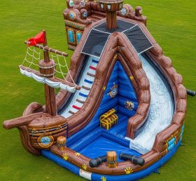 T8-5757 Pirates Theme Inflatable Water S...