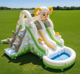 T8-5805 Sheep Theme Inflatable Water Sli...