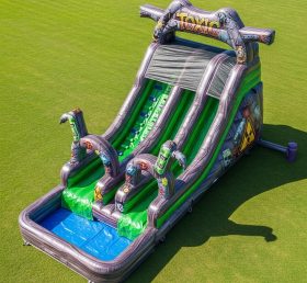 T8-5844 Toxic Theme Inflatable Water Sli...