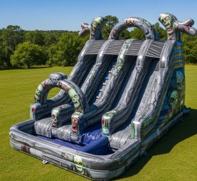 T8-5905 Zombie Theme Inflatable Water Sl...