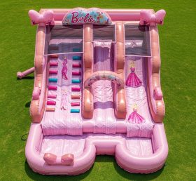 T8-7139 Barbie Theme Inflatable Water Sl...