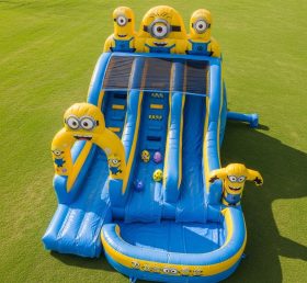 T8-7333 Minions Theme Inflatable Water S...