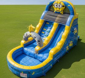 T8-7336 Minions Theme Inflatable Water S...