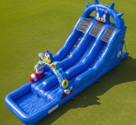 T8-7473 Sonic Theme Inflatable Water Sli...