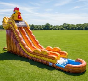 T8-7638 Chicken Theme Giant Slide