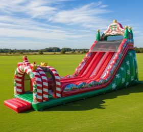 T8-7742 Christmas Theme Inflatable Slide